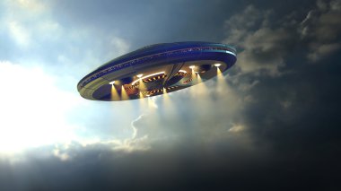 Uçan Alien Ufo tabağı 