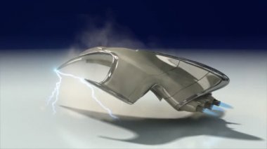 Fütüristik uzay mekiği