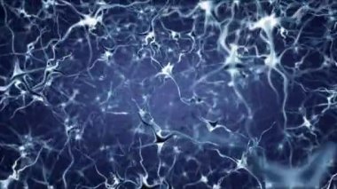 Nöron ağ aktivite soyut