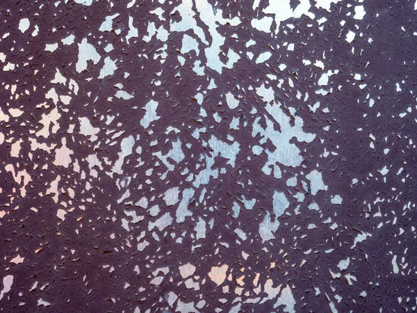 剥離塗料と亜鉛めっき板の表面 — ストック写真
