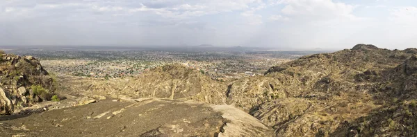 Juba, Jižní Súdán, široký panoramatický pohled — Stock fotografie