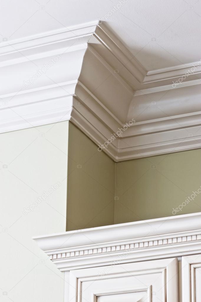 detail of expensive crown molding