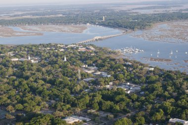 Beaufort, Güney Carolina havadan görünümü