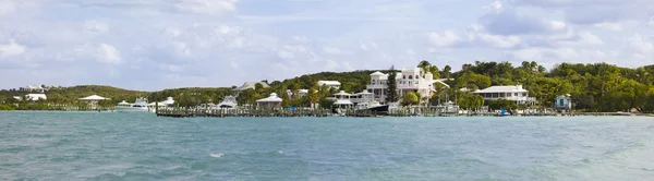Панорама локтевого кэя, багамских островов — стоковое фото