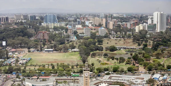 Panorama aéreo de Nairobi — Fotografia de Stock