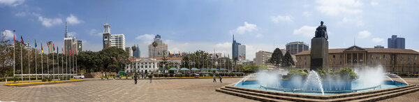 180 degree panorama of the judiciary, Nairobi