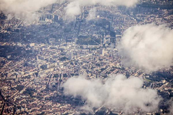 Luchtfoto van Brussel, België — Stockfoto