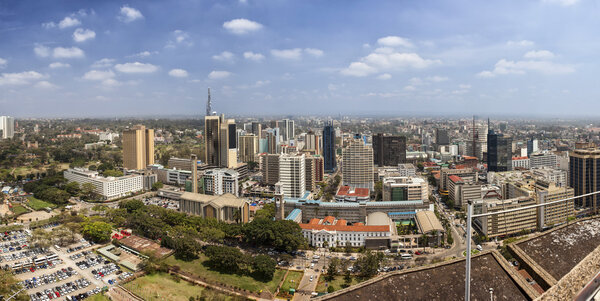 180 градусов панорама Найроби, Кения
