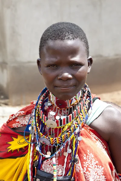 Maasai kvinna — Stockfoto