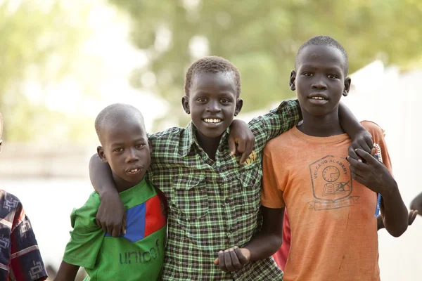 Meninos em sudan sul — Fotografia de Stock