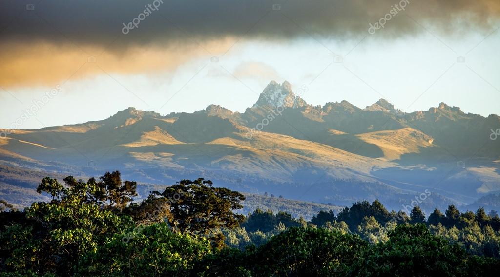 panorama of Mount Kenya