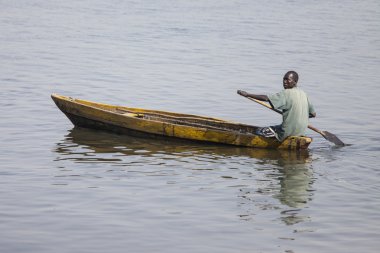 Güney Sudan kanoya dostum