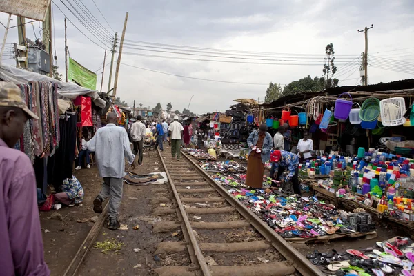 Mercado, Kibera Kenia —  Fotos de Stock