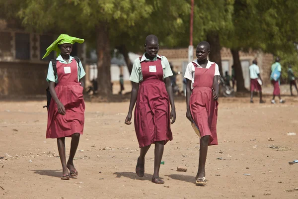 Studentesse in Sud Sudan — Foto Stock