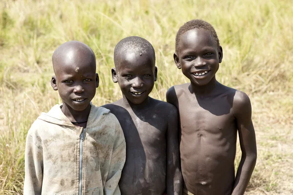 Crianças em sul sudan — Fotografia de Stock