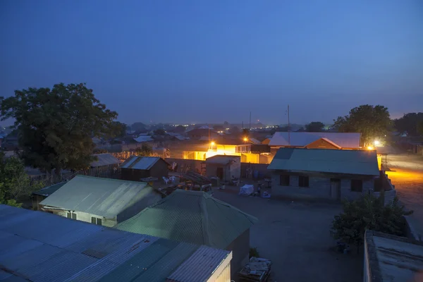 Juba, Zuid-Soedan 's nachts — Stockfoto