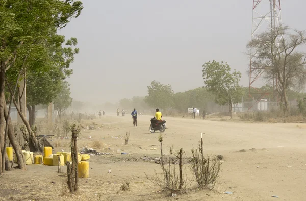 Dust storm in south sudan — Stock Photo, Image