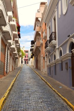 renkli sokak sahne, Porto Riko
