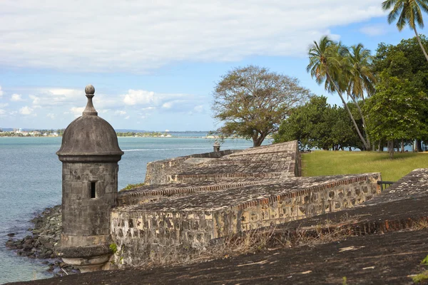 El morro und park, san juan, puerto rico — Stockfoto