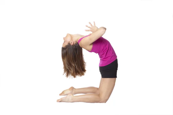 Mujer haciendo yoga —  Fotos de Stock