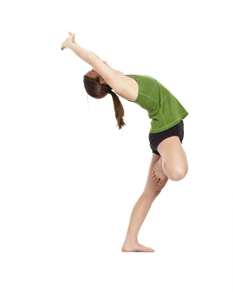 Mujer haciendo yoga —  Fotos de Stock