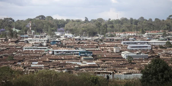 Slums von Kibera, Kenia — Stockfoto