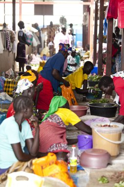 Güney Sudan'da Afrika pazarı