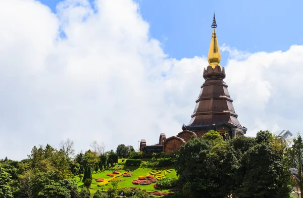 Phra Maha Dhatu Naphamethanidon, Pagoda na Doi Inthanon. — Stock fotografie