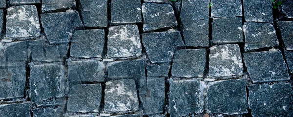 Stenen Textuur Oude Stenen Muur Vierkante Blokken — Stockfoto
