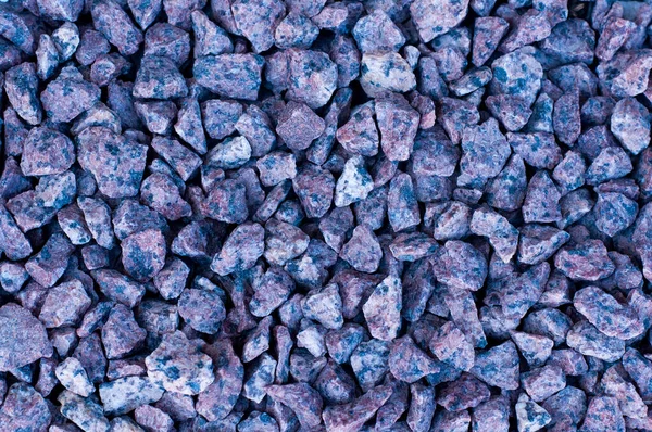 Small Pebbles Crushed Stone Multi Colored Rubble Texture — Stock Photo, Image