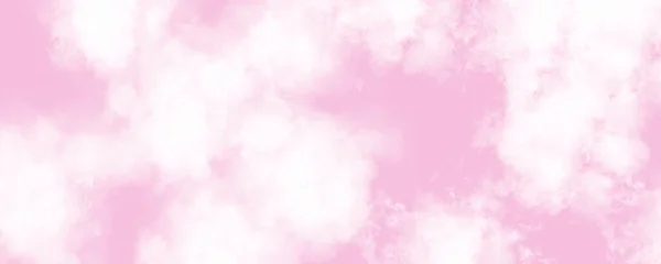 Nubes Blancas Limpias Frescas Sobre Fondo Rosa Ilustración Aire Acondicionado —  Fotos de Stock