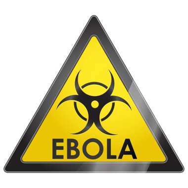 Ebola virüsü uyarı işareti