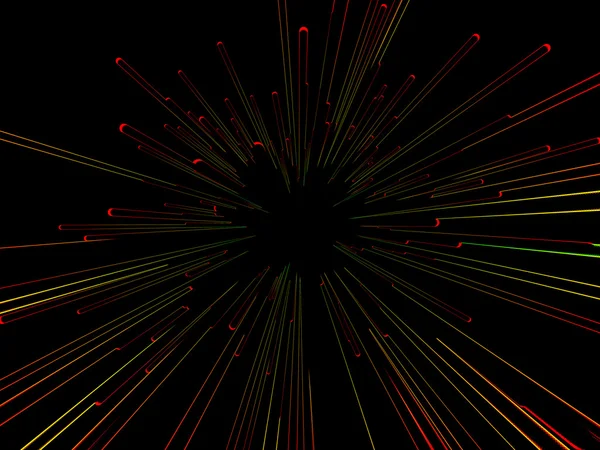 Abstrato raia colorido explosão — Fotografia de Stock