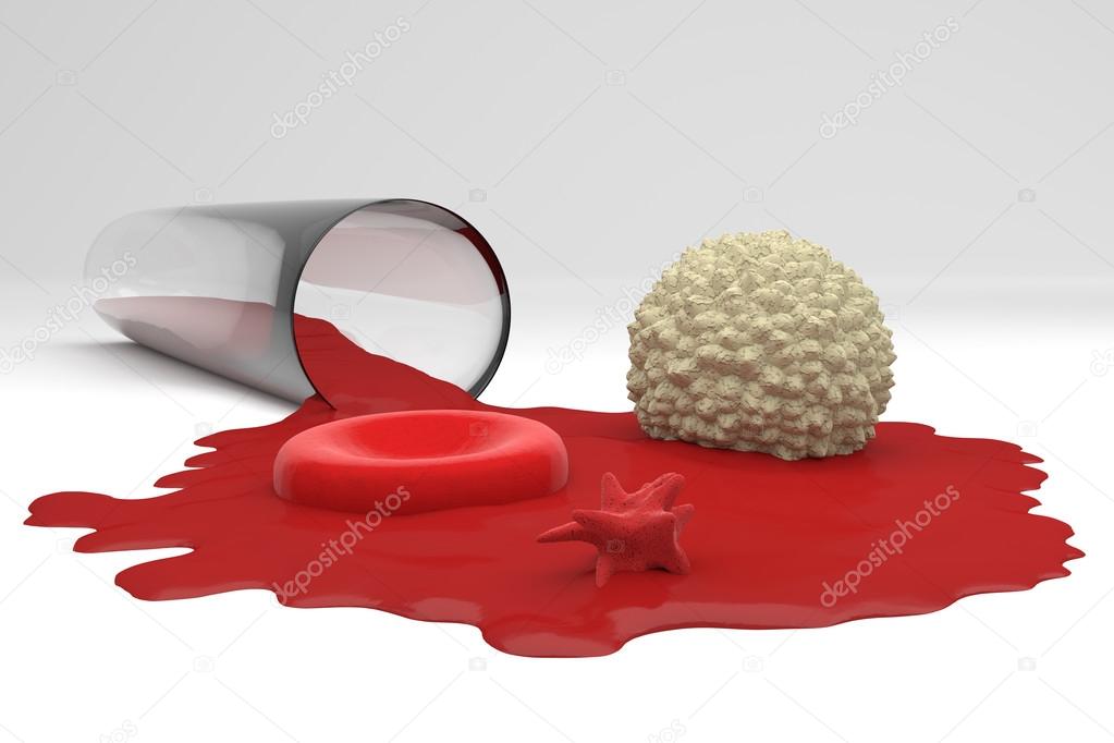 Full blood count test illustration