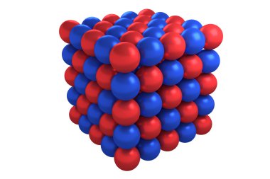 Molekül kübik kristal yapısı
