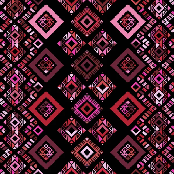 Vector abstracto colorido coral zigzag línea patrón — Archivo Imágenes Vectoriales