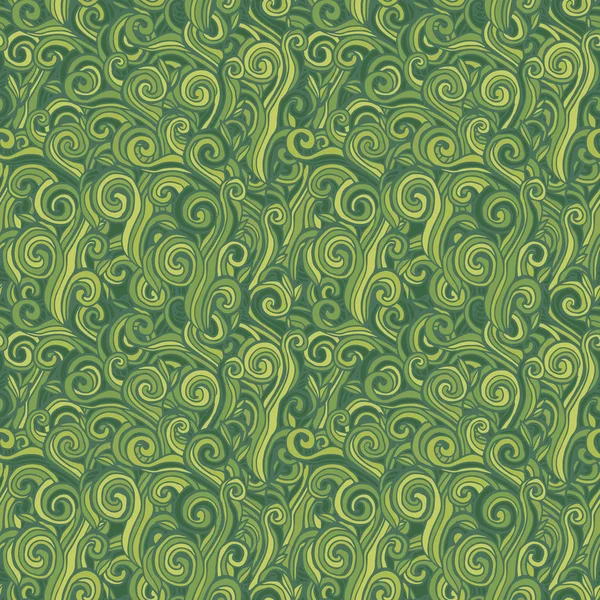 Green seamless pattern. Background with grass. — Stock Vector