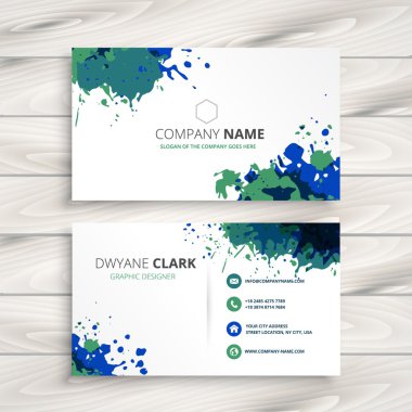 yaratıcı sıçramak kartvizit