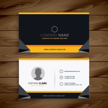 Modern yaratıcı kartvizit