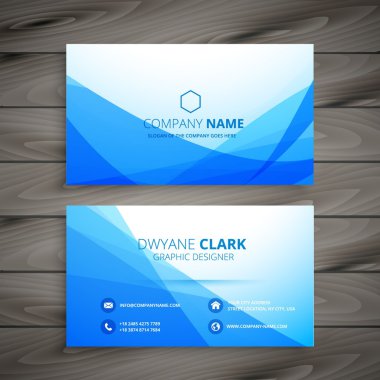 Mavi dalga kartvizit