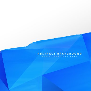 Mavi düşük polyester arkaplan