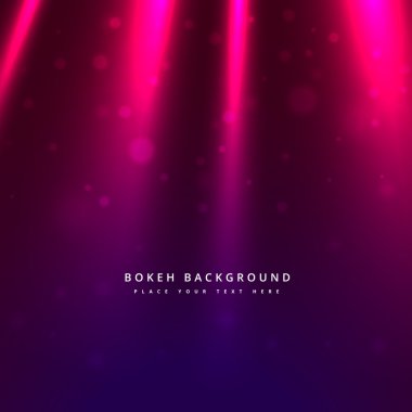 light rays bokeh background clipart