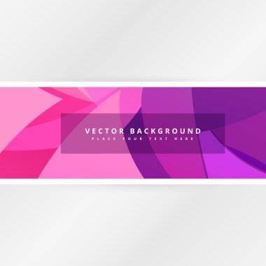 renkli vektör banner vektör tasarımı