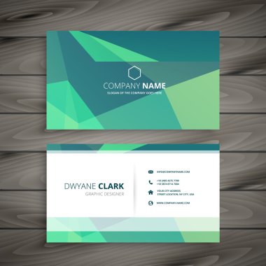 Modern kartvizit vektör çizim