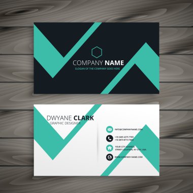 en az kartvizit vektör çizim