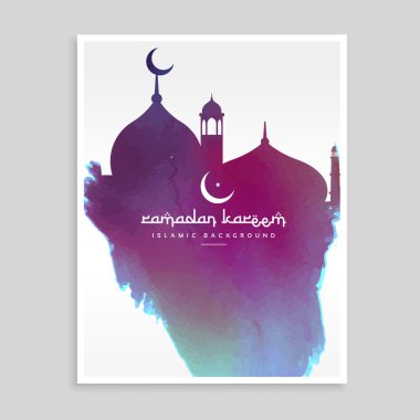 mürekkeple yapılmış yaratıcı Camii şekil tasarım