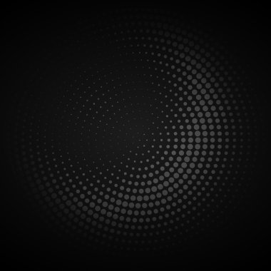 karanlık dairesel noktalı resim arka plan vektör çizim