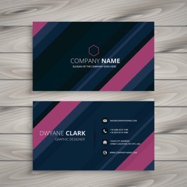 soyut Çizgili Kartvizit