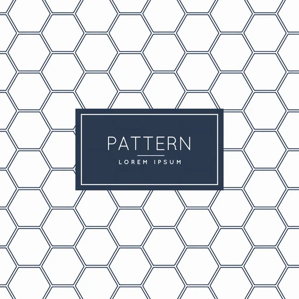 Fondo de patrón de forma hexagonal — Vector de stock