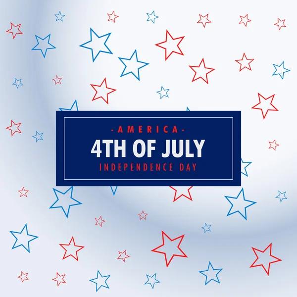 4th of july silver background — Stock Vector
